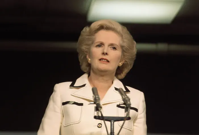Framed Print : Margaret Thatcher Speaking Framed Print : Margaret Thatcher Speaking