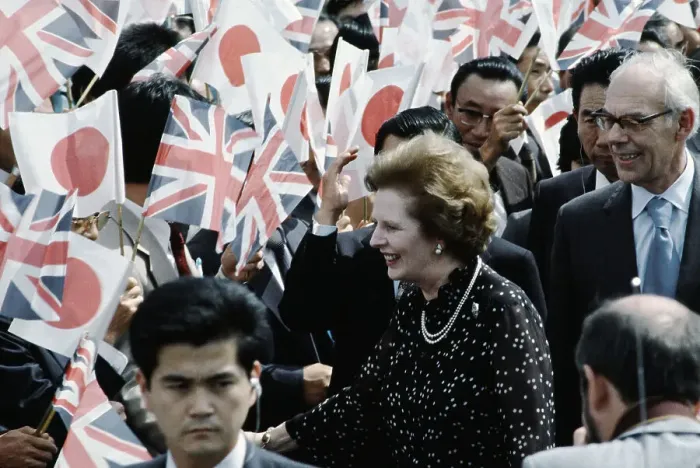 Framed Print : Margaret Thatcher at Welcoming Ceremony Framed Print : Margaret Thatcher at Welcoming Ceremony