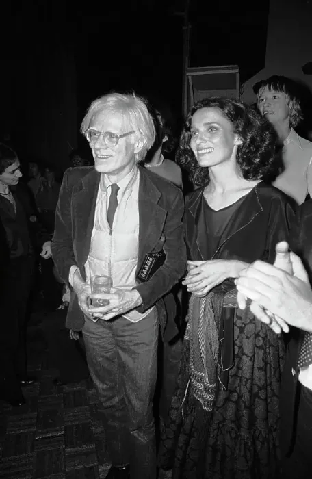 Framed Print : Margaret Trudeau and Andy Warhol at Party
