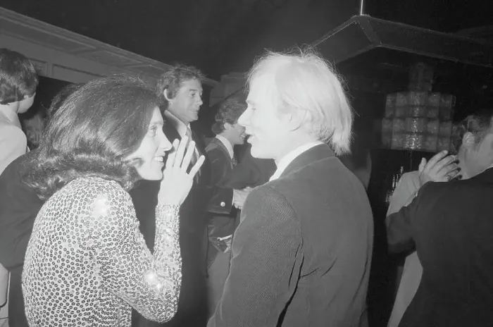 Framed Print : Margaret Trudeau Whispering To A. Warhol Framed Print : Margaret Trudeau Whispering To A. Warhol