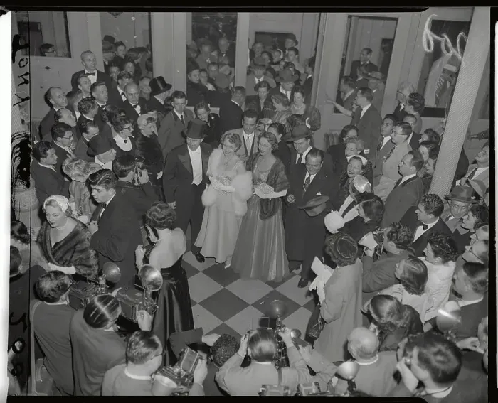 Framed Print : Margaret Truman and Associates Attending Ballroom Event Framed Print : Margaret Truman and Associates Attending Ballroom Event