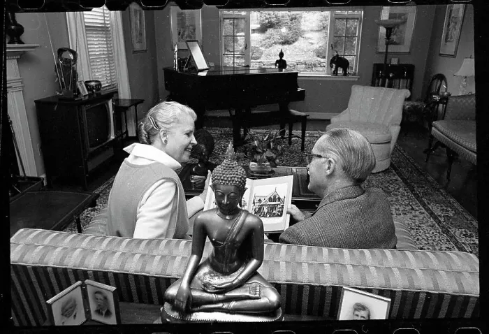 Framed Print : Margeret and Kenneth Landon at Home Framed Print : Margeret and Kenneth Landon at Home
