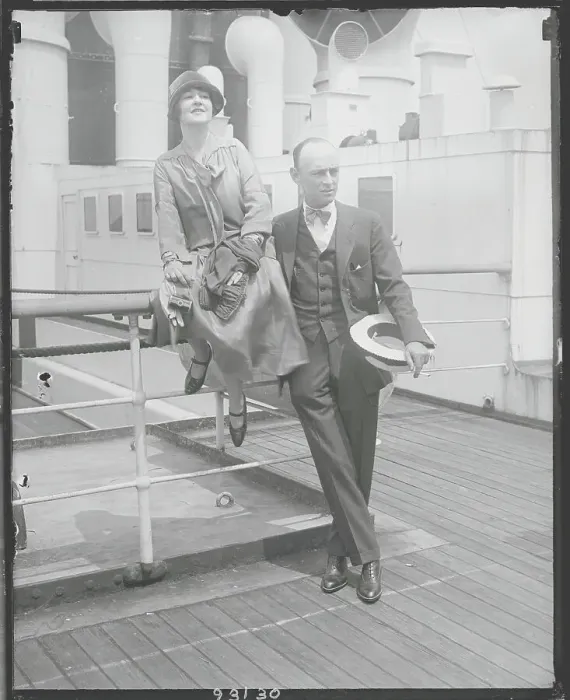 Framed Print : Marguerite Clarke with Husband Framed Print : Marguerite Clarke with Husband