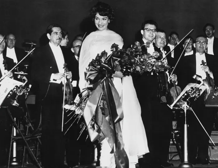 Framed Print : Maria Callas At Curtain Call Framed Print : Maria Callas At Curtain Call