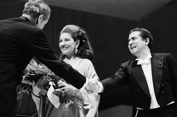 Framed Print : Maria Callas and Giuseppe Di Stefano Framed Print : Maria Callas and Giuseppe Di Stefano