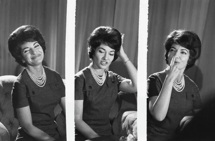 Framed Print : Maria Callas Is Interviewed Framed Print : Maria Callas Is Interviewed