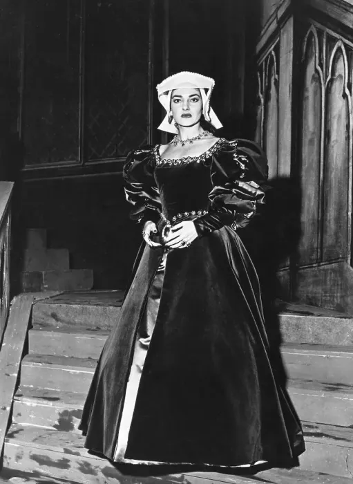 Framed Print : Maria Callas Performs In Anne Boleyn Framed Print : Maria Callas Performs In Anne Boleyn