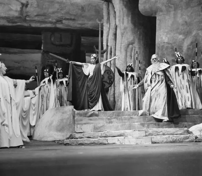 Framed Print : Maria Callas Rehearses Scene Framed Print : Maria Callas Rehearses Scene