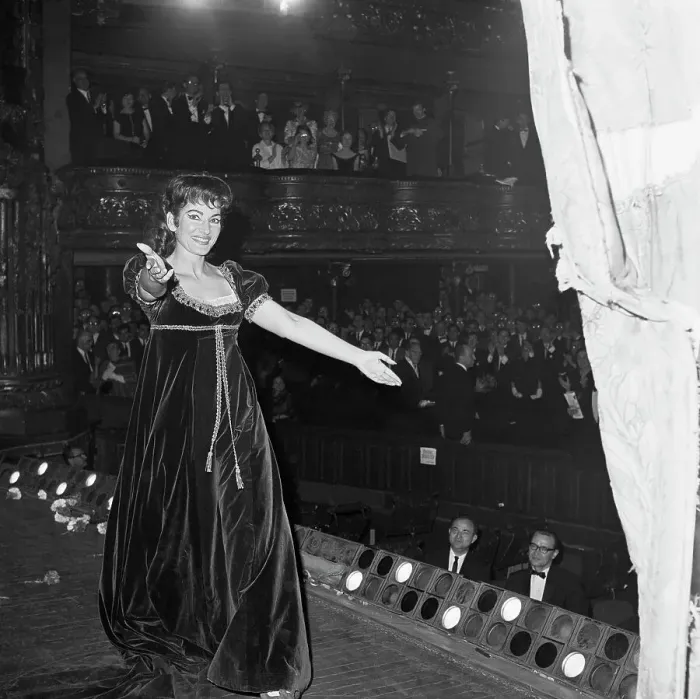 Framed Print : Maria Callas on Stage Framed Print : Maria Callas on Stage