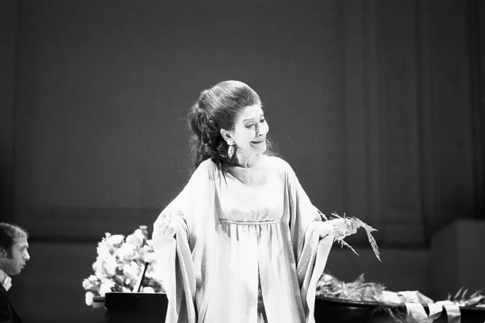Framed Print : Maria Callas on Stage at Carnegie Hall Framed Print : Maria Callas on Stage at Carnegie Hall
