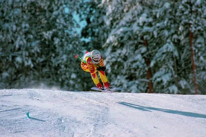 Framed Print : Maria Walliser at World Alpine Ski Championships Framed Print : Maria Walliser at World Alpine Ski Championships