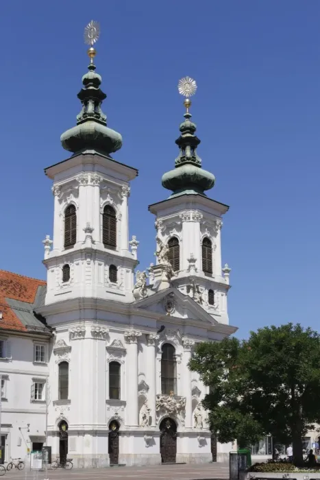 Framed Print : Mariahilf church, or Minorites Church, Graz, Styria, Austria, Europe