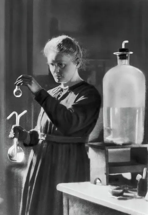 Framed Print : Marie Curie In Laboratory Framed Print : Marie Curie In Laboratory