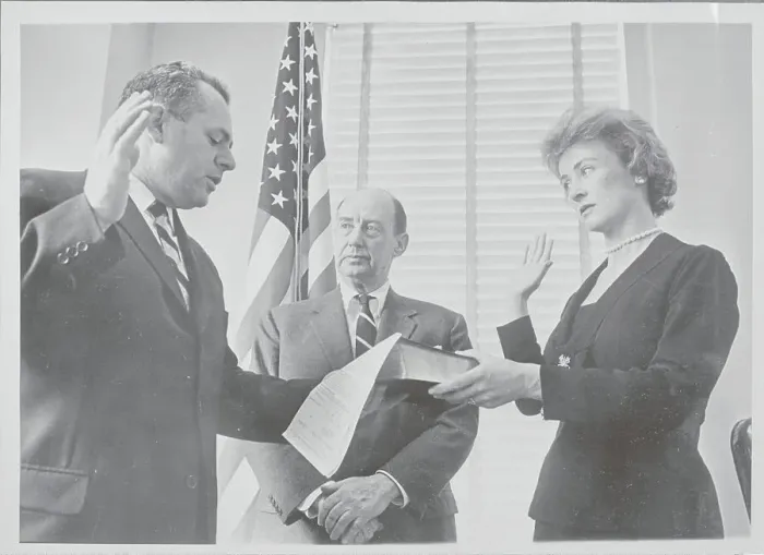 Framed Print : Marietta Tree During Her Swearing in Ceremony Framed Print : Marietta Tree During Her Swearing in Ceremony