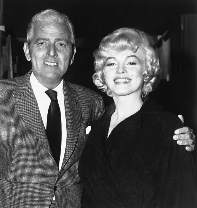 Framed Print : Marilyn with Buddy Adler Framed Print : Marilyn with Buddy Adler