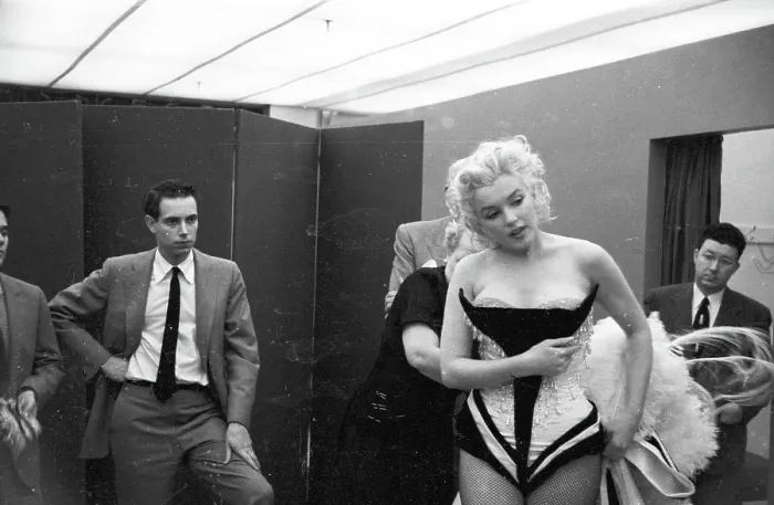 Framed Print : Marilyn Costume Fitting