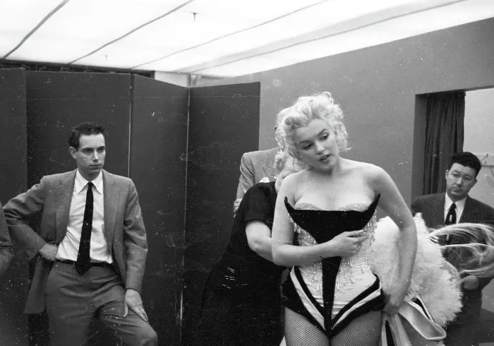Framed Print : Marilyn Costume Fitting Framed Print : Marilyn Costume Fitting