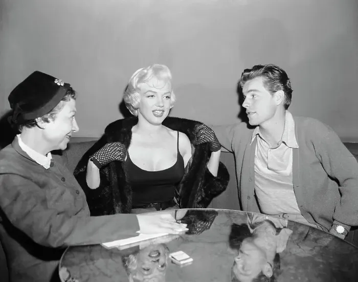 Framed Print : Marilyn Monroe During Interview
