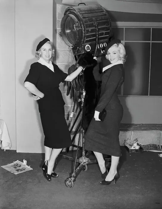 Framed Print : Marilyn Monroe and Irene Crosby