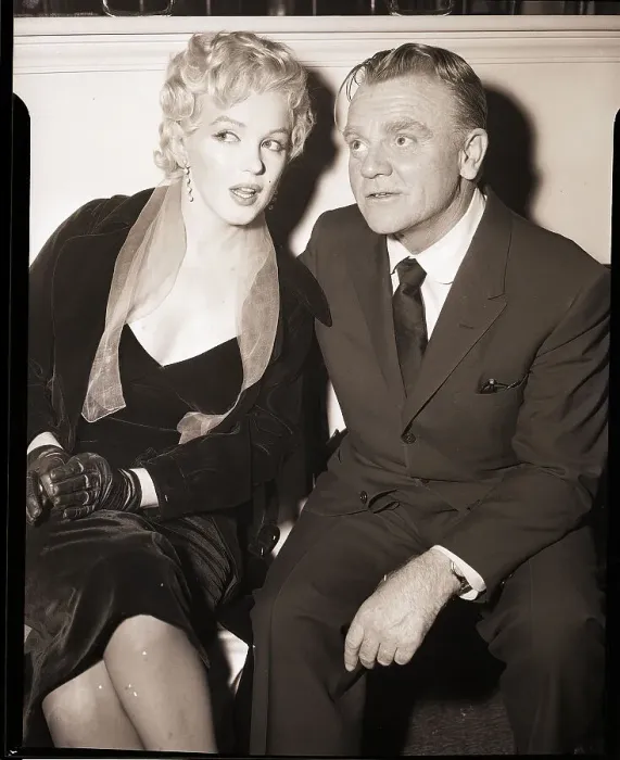 Framed Print : Marilyn Monroe and James Cagney Framed Print : Marilyn Monroe and James Cagney
