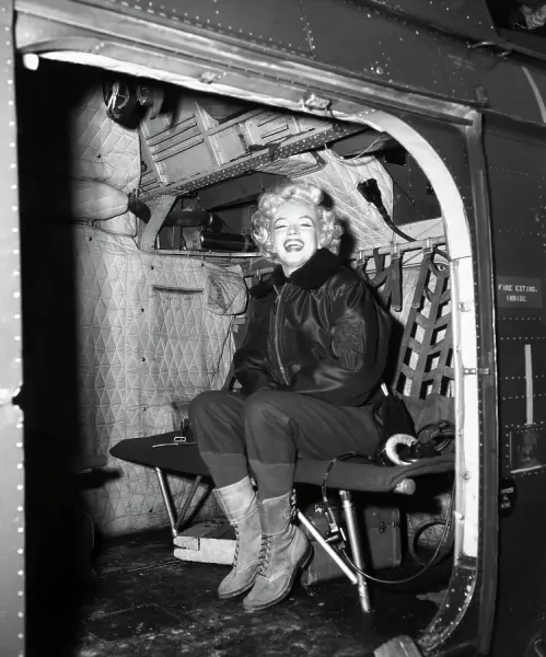 Marilyn Monroe Print from 1954 Korea Expedition. Art Prints