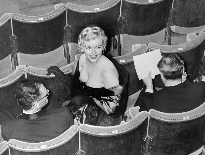 Framed Print : Marilyn Monroe at Premiere of Husband's Play Framed Print : Marilyn Monroe at Premiere of Husband's Play