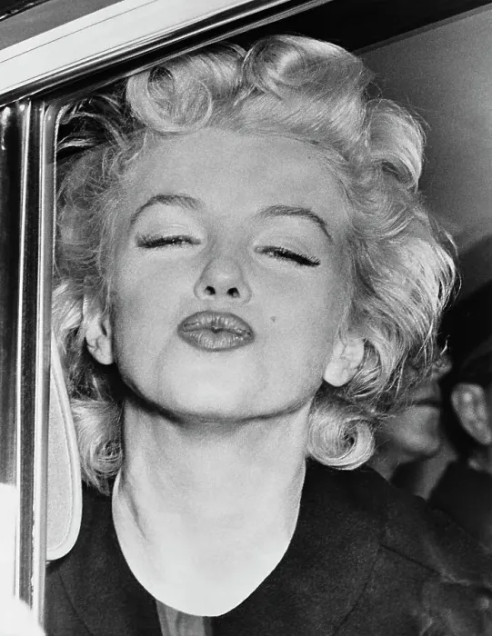 Framed Print : Marilyn Monroe Puckering Lips Framed Print : Marilyn Monroe Puckering Lips
