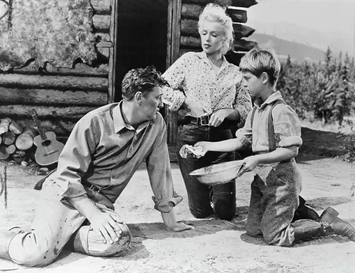 Framed Print : Marilyn Monroe, Robert Mitchum, and Tommy Retting in River of No Return Framed Print : Marilyn Monroe, Robert Mitchum, and Tommy Retting in River of No Return