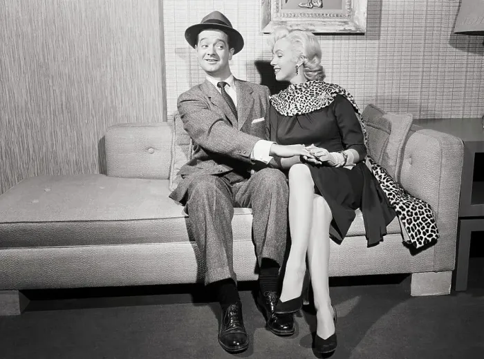 Framed Print : Marilyn Monroe and Tommy Noonan