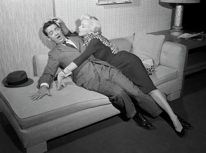 Framed Print : Marilyn Monroe and Tommy Noonan Framed Print : Marilyn Monroe and Tommy Noonan