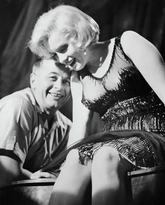 Framed Print : Marilyn Sharing a Laugh