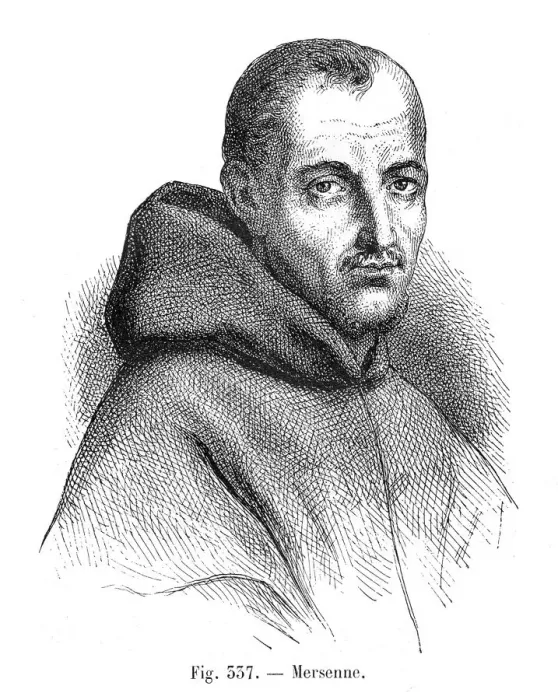 Framed Print : Marin Mersenne engraving 1881