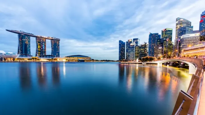Framed Print : Marina Bay Framed Print : Marina Bay