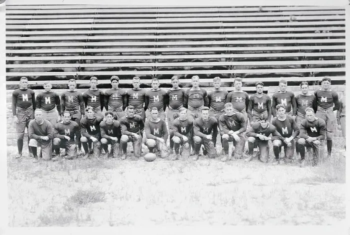 Framed Print : Marine Corps. Football Team Framed Print : Marine Corps. Football Team
