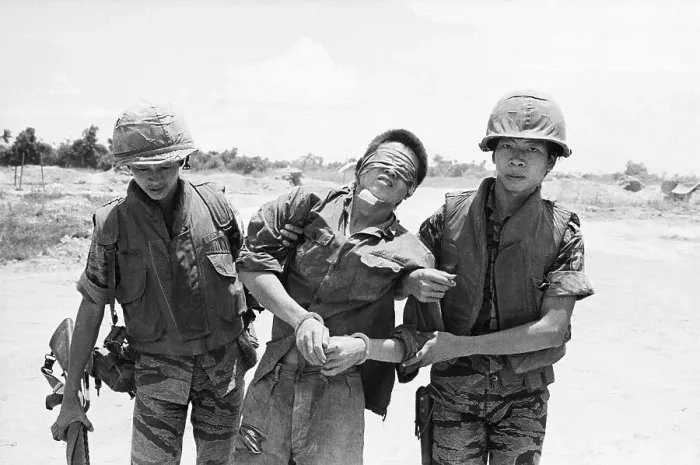 Framed Print : Marine Escorts N. Vietnamese Soldier Framed Print : Marine Escorts N. Vietnamese Soldier