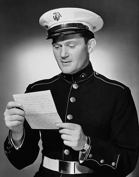 Marine reading letter