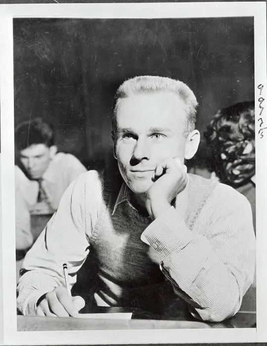 Framed Print : Marine Robert Corwin Sitting at Desk Framed Print : Marine Robert Corwin Sitting at Desk