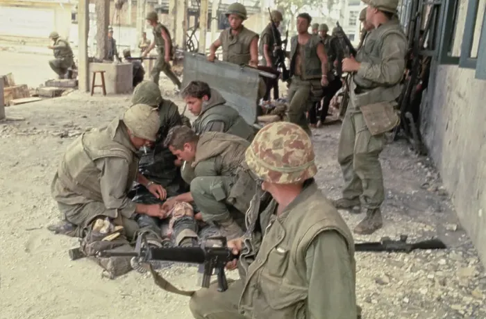 Framed Print : US Marines, Hue