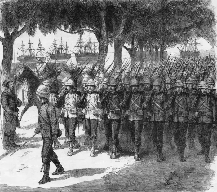 Framed Print : Marines At Ismailia Framed Print : Marines At Ismailia