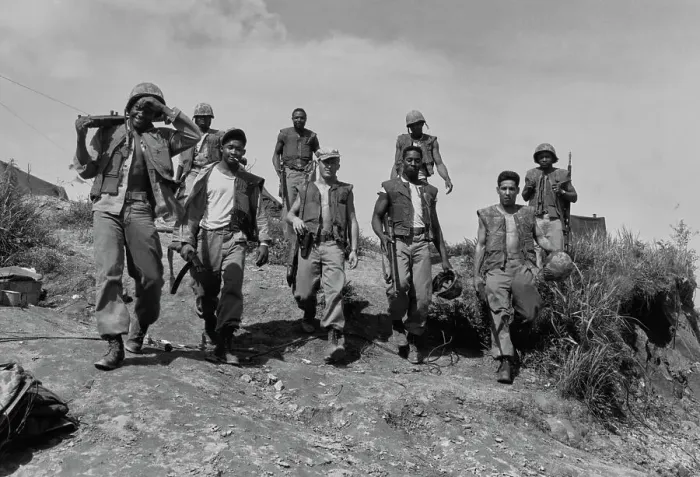 Framed Print : US Marines In Korea, 1953 Framed Print : US Marines In Korea, 1953