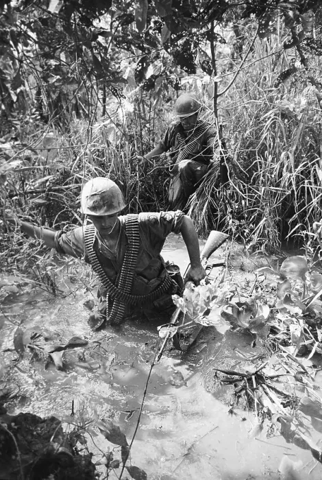 Framed Print : US Marines on Patrol in The Mekong Delta 1968 Framed Print : US Marines on Patrol in The Mekong Delta 1968