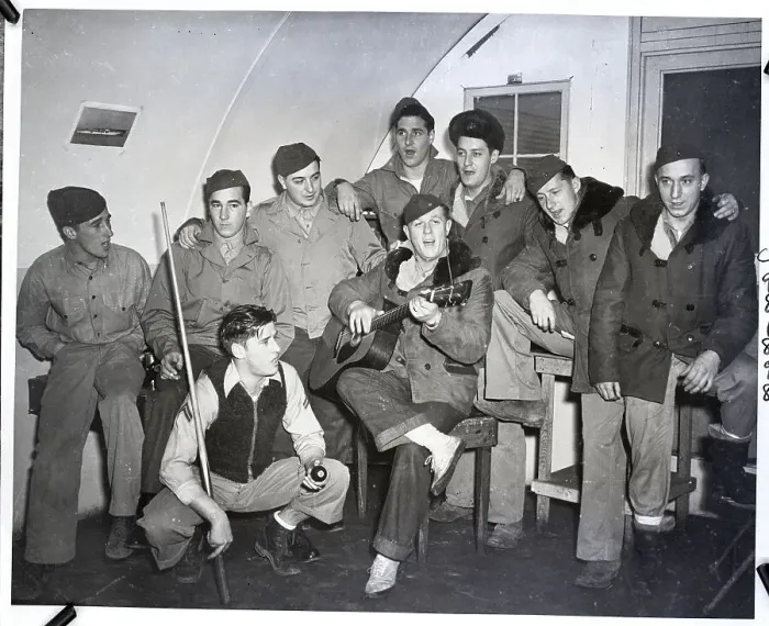 Framed Print : Marines Singing In Group Framed Print : Marines Singing In Group