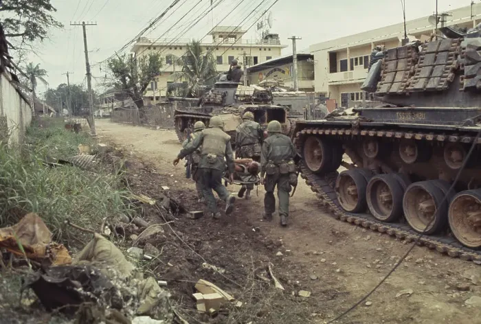 Framed Print : US Marines, Vietnam War
