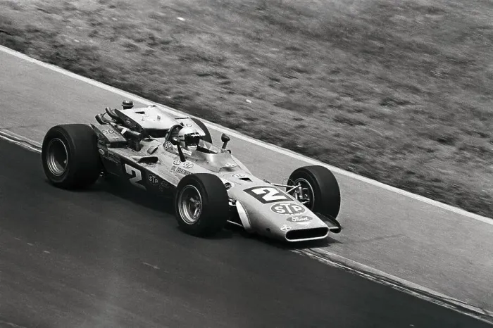 Framed Print : Mario Andretti Driving to Victory