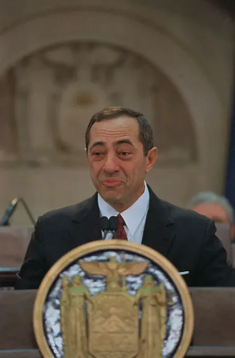 Framed Print : Mario Cuomo Delivering Speech