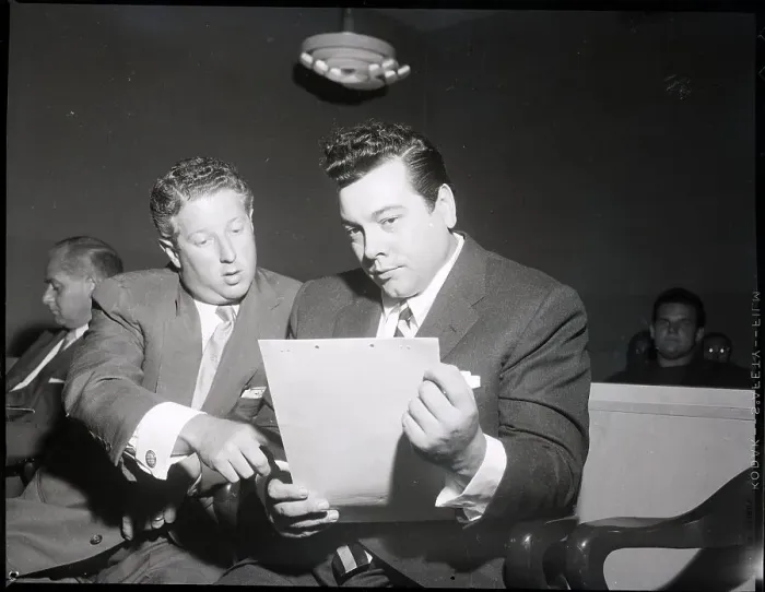 Framed Print : Mario Lanza In Court Framed Print : Mario Lanza In Court