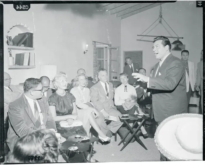 Framed Print : Mario Lanza Singing to Audience Framed Print : Mario Lanza Singing to Audience