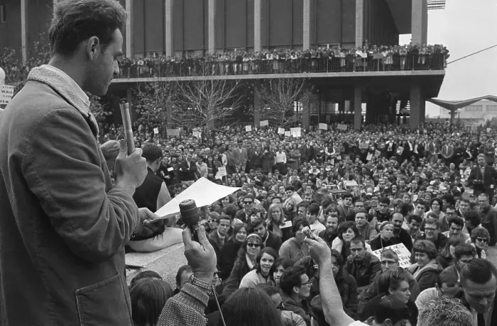 Framed Print : Mario Savio Speaking at Student Rally Framed Print : Mario Savio Speaking at Student Rally