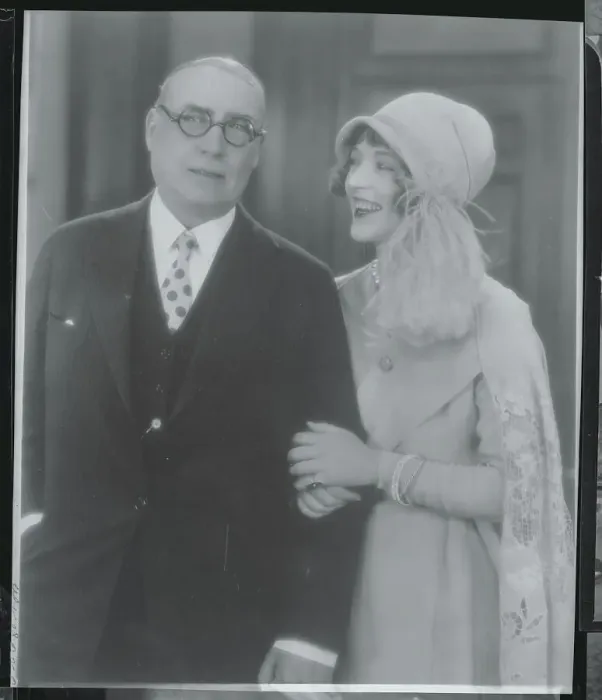 Framed Print : Marion Davies Posing with Father Framed Print : Marion Davies Posing with Father
