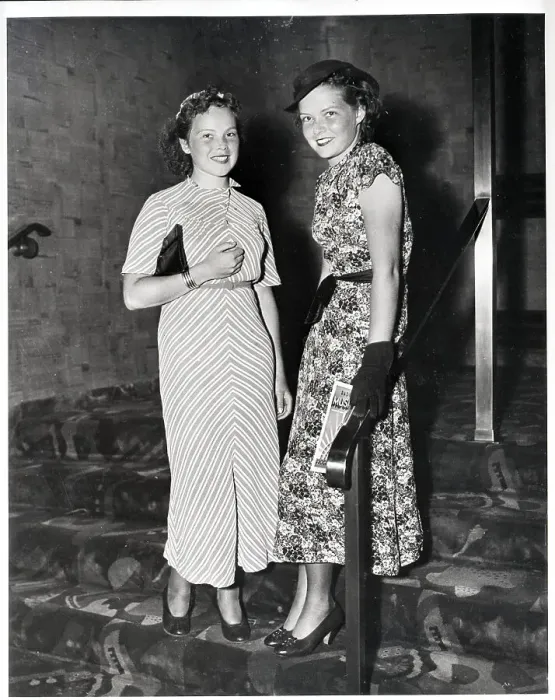 Framed Print : Marion and Peggy Hepburn Framed Print : Marion and Peggy Hepburn